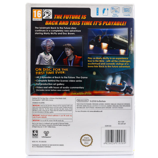 BACK TO THE FUTURE - Wii spill - Retrospillkongen