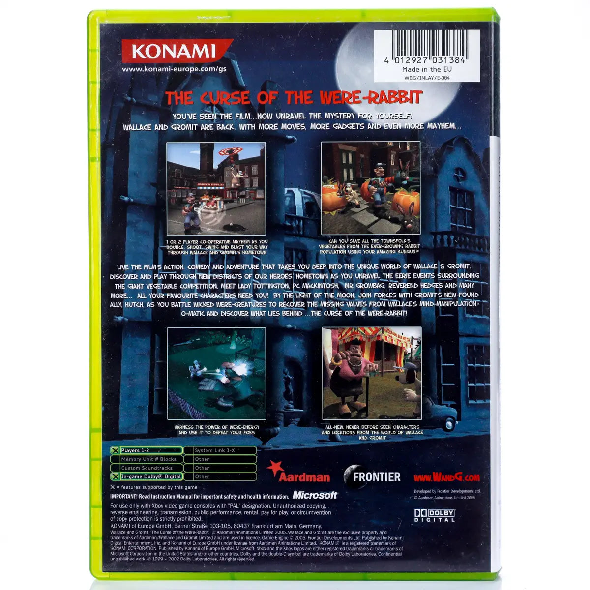 Wallace & Gromit: The Curse of the Were-Rabbit - Xbox spill - Retrospillkongen
