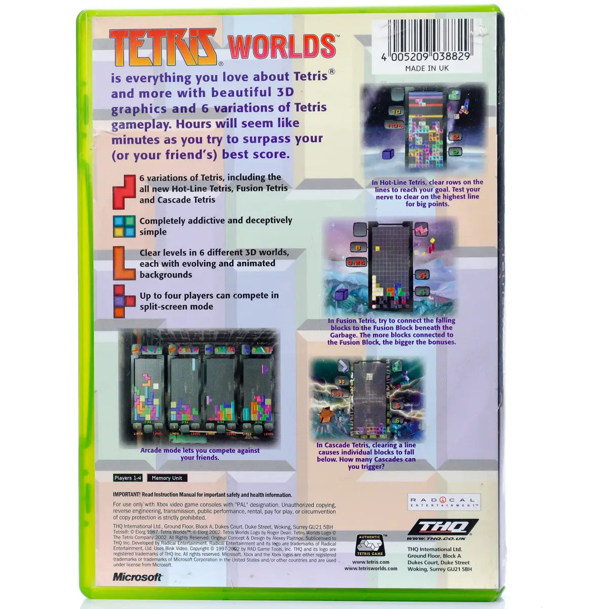 Tetris Worlds - Xbox spill - Retrospillkongen