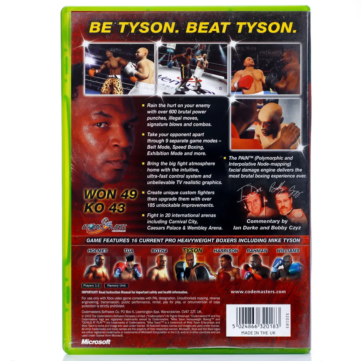 Mike Tyson Heavyweight Boxing - Xbox spill - Retrospillkongen