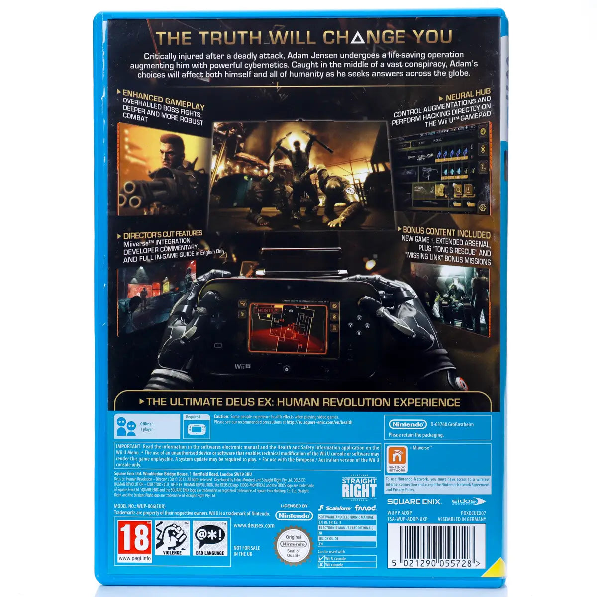 Deus Ex: Human Revolution - Director's Cut - WII U spill - Retrospillkongen
