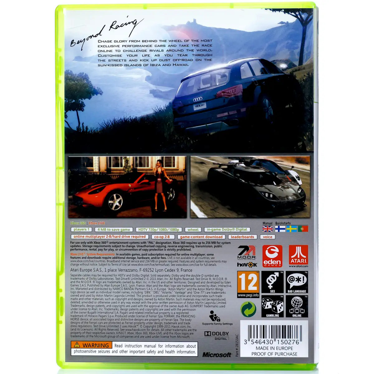 Test Drive Unlimited 2 - Xbox 360 spill - Retrospillkongen