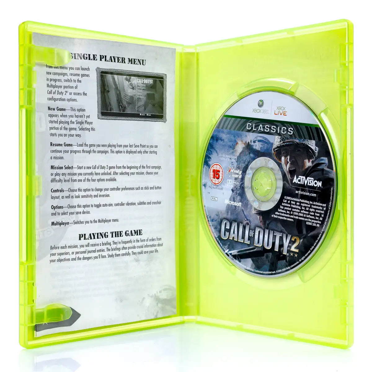 Call of Duty 2 - Xbox 360 spill - Retrospillkongen