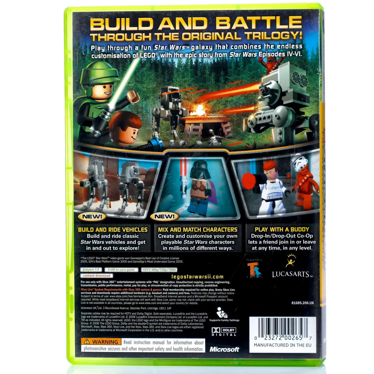 LEGO Star Wars II: The Original Trilogy - Xbox 360 spill - Retrospillkongen