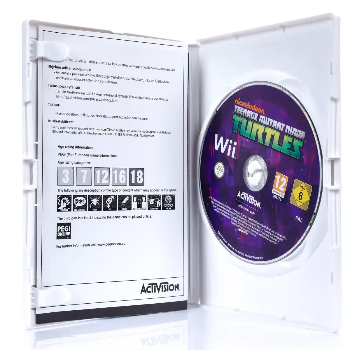 Teenage Mutant Ninja Turtles - WII spill - Retrospillkongen