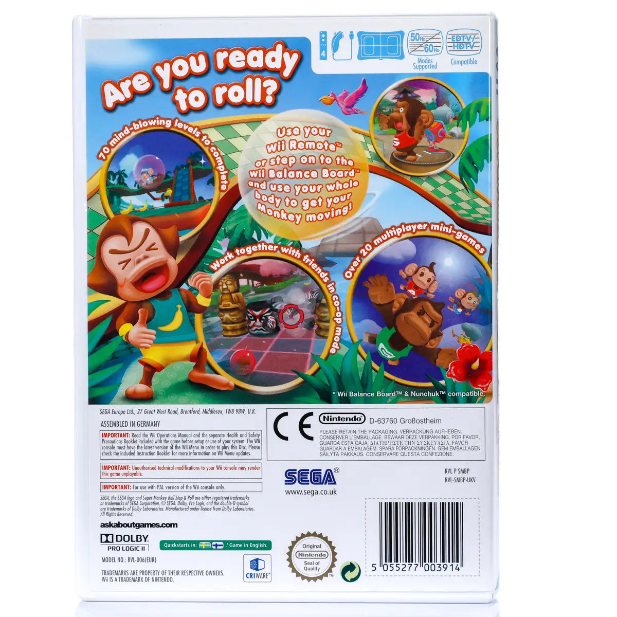 Super Monkey Ball: Step & Roll - Wii spill - Retrospillkongen