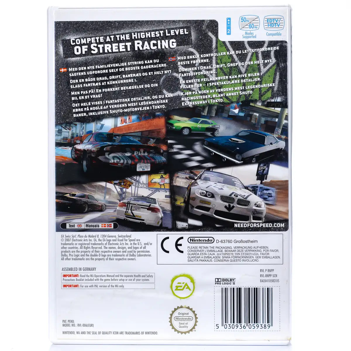 Need for Speed: ProStreet - Wii spill - Retrospillkongen
