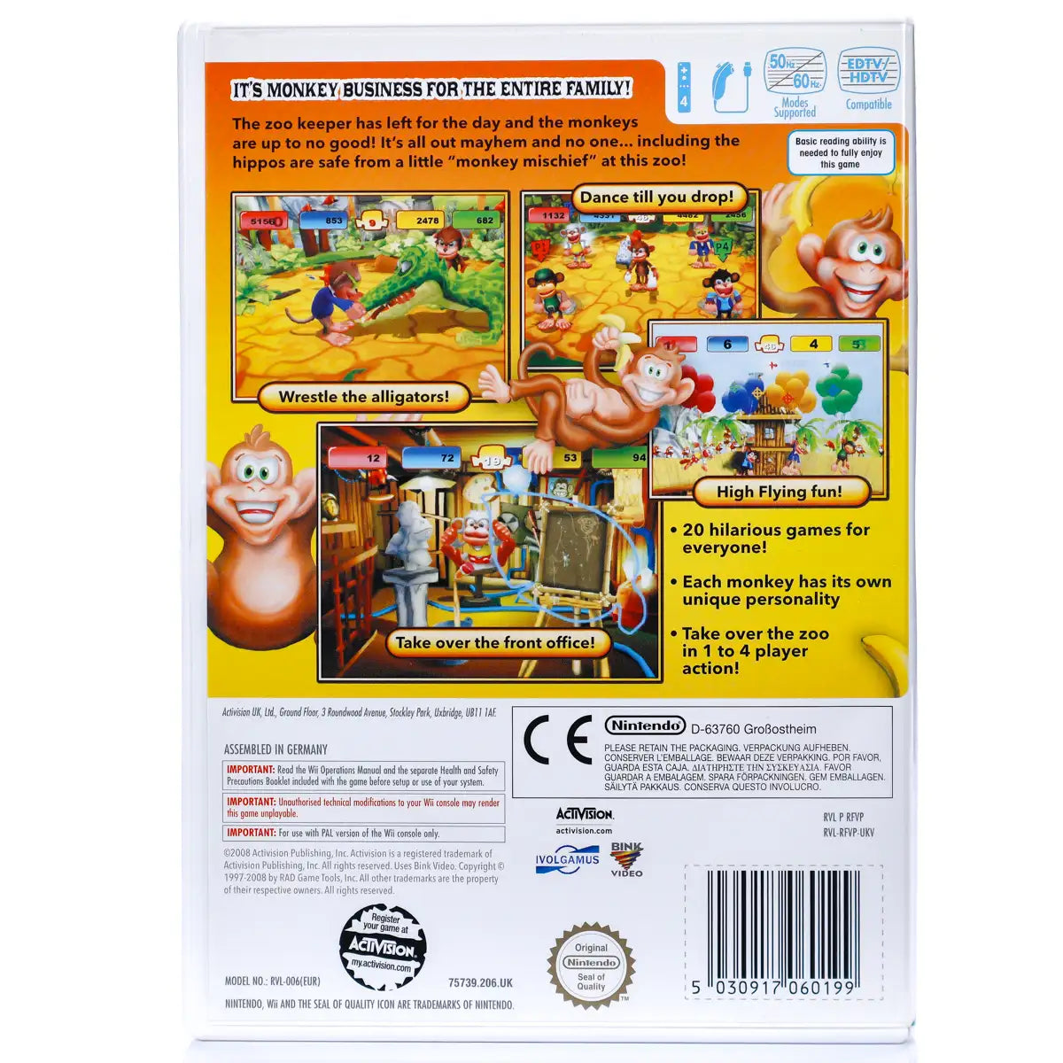 Monkey Mischief! - Wii spill - Retrospillkongen