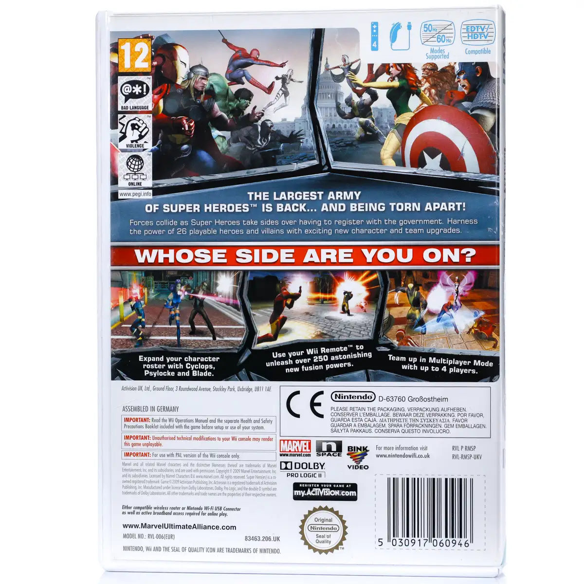 Marvel Ultimate Alliance 2 - Wii spill - Retrospillkongen