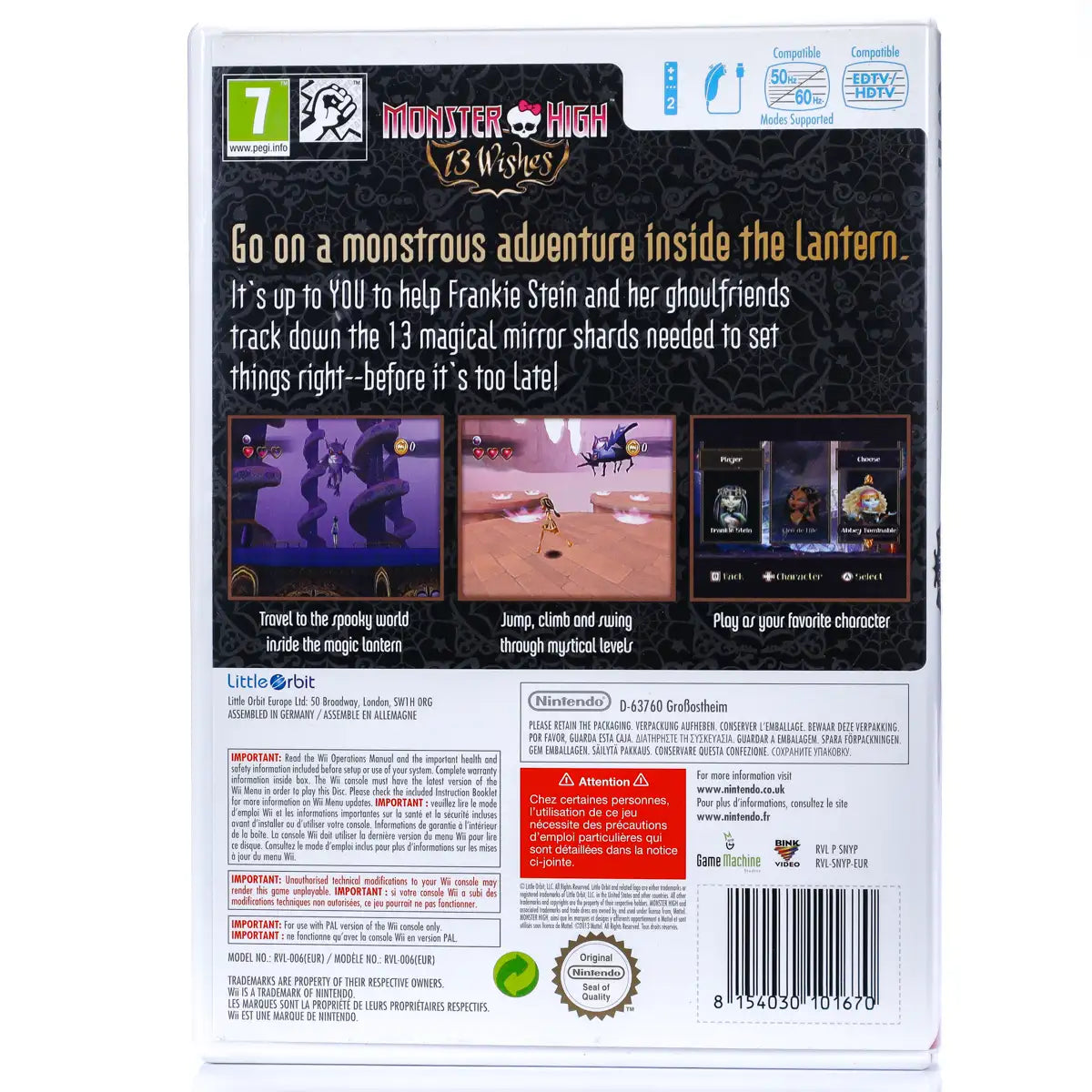 Monster High: 13 Wishes - Wii spill - Retrospillkongen