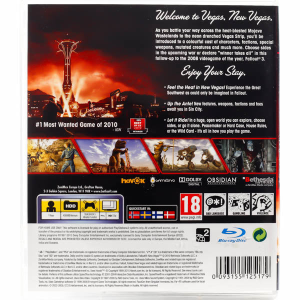 Fallout: New Vegas - PS3 spill - Retrospillkongen