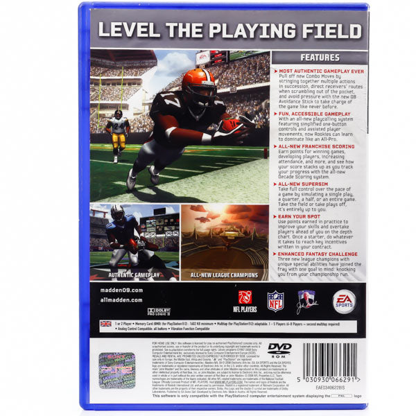 Madden NFL 09 - PS2 Spill - Retrospillkongen