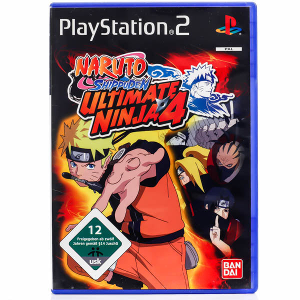 Naruto Shippuden: Ultimate Ninja 4 - PS2 Spill - Retrospillkongen