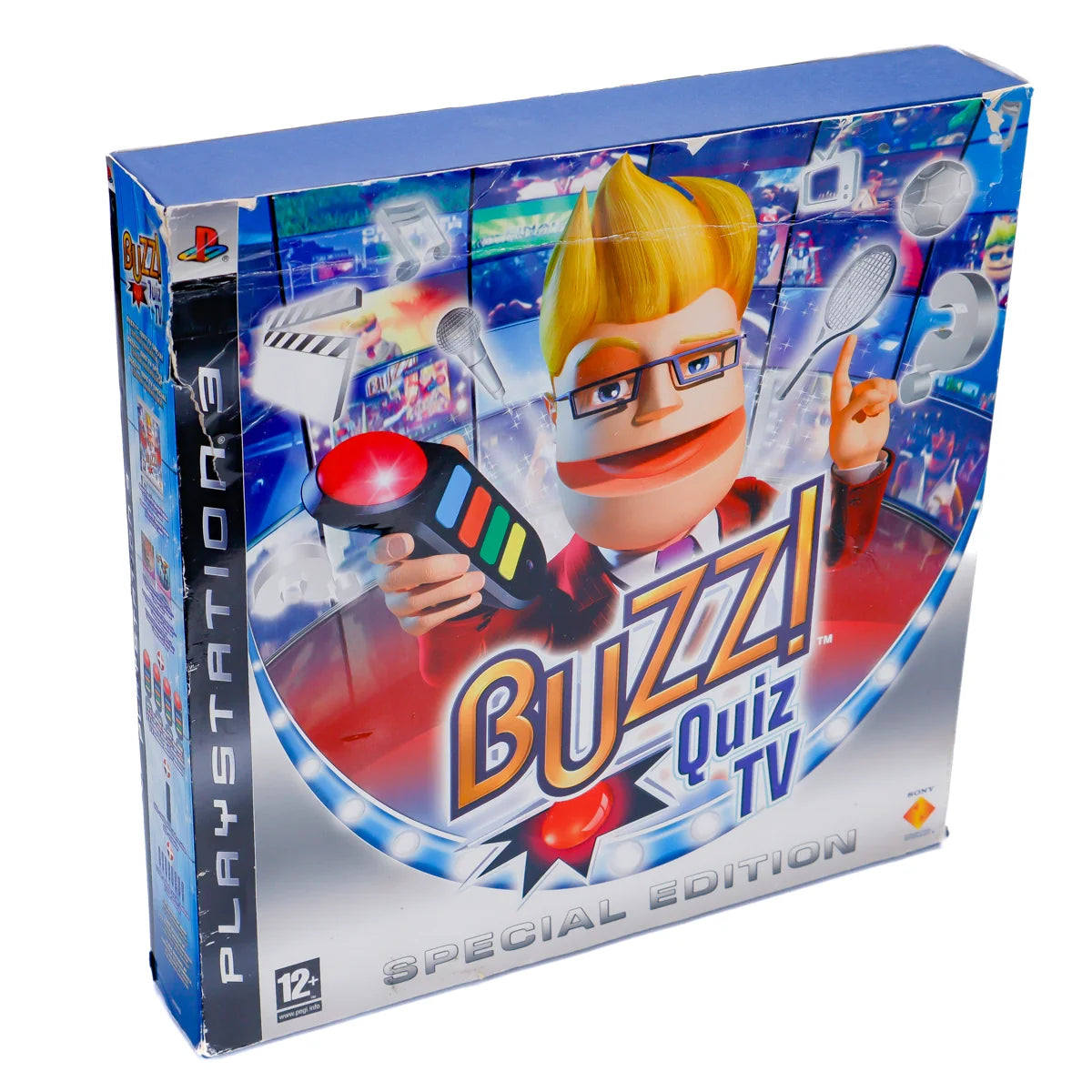 Sony Wireless Buzz! Spillpakke - Buzz! Quiz World og Buzz! Quiz Tv - PS3 spill - Retrospillkongen