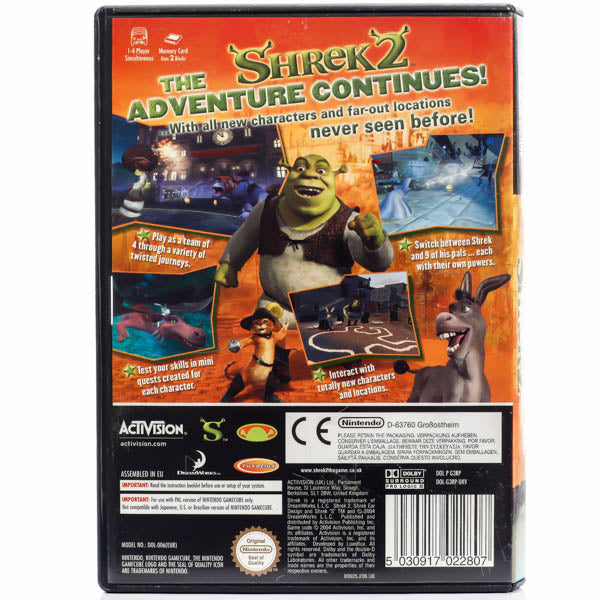 Shrek 2 - GameCube spill - Retrospillkongen