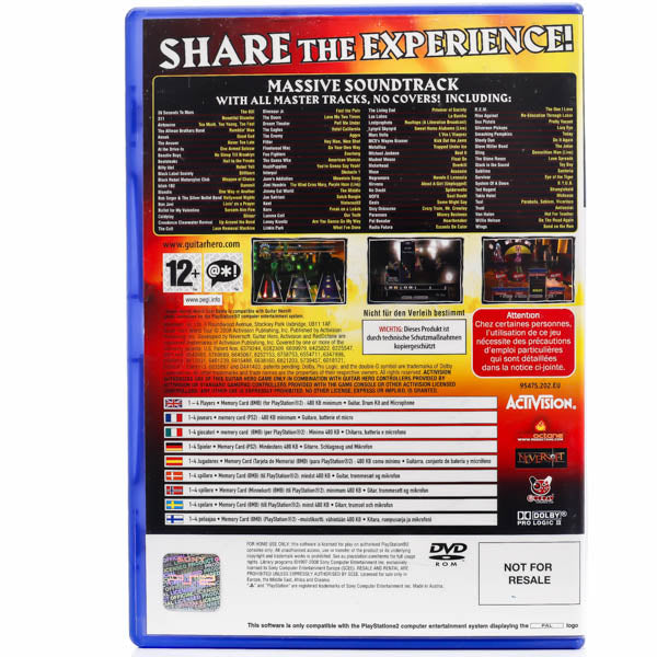 Guitar Hero: World Tour - PS2 Spill - Retrospillkongen