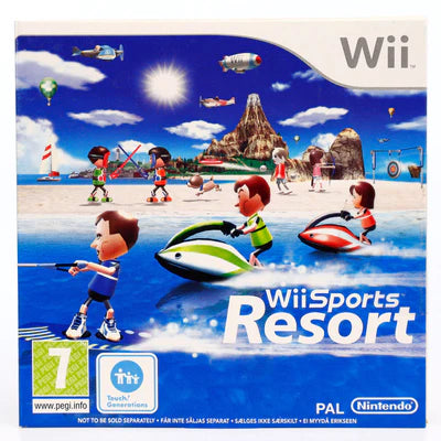Wii Sport Resort - Wii spill (Papp cover) - Retrospillkongen