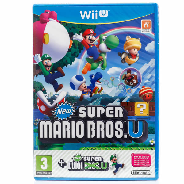 New Super Mario Bros. U + New Super Luigi U - Wii U spill (Forselget) - Retrospillkongen