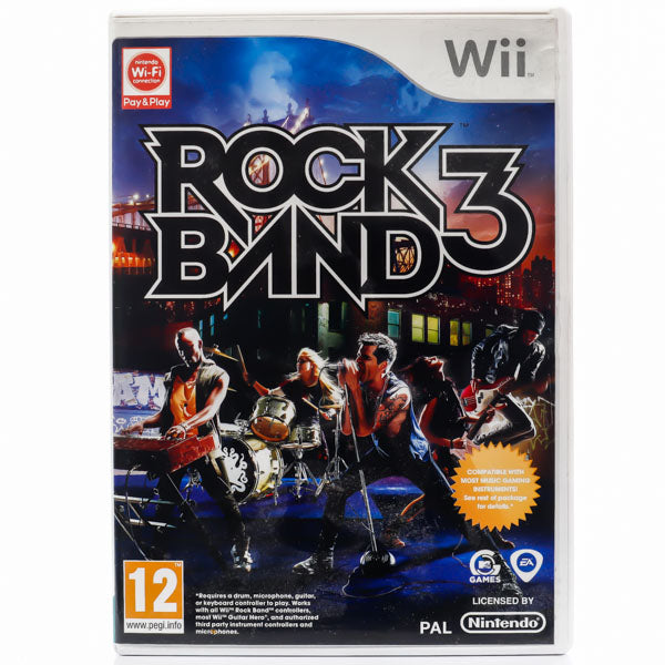 Rock Band 3 Sur Wii - Version PAL FR - NEUF Sous Blister