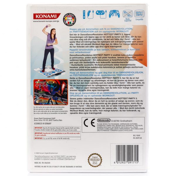 Dance Dance Revolution: Hottest Party 2 - Wii spill - Retrospillkongen