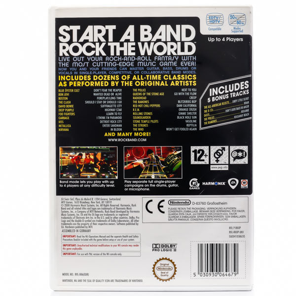 Rock Band - Wii spill - Retrospillkongen