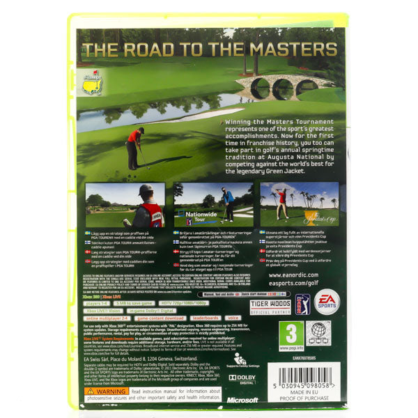 Tiger Woods PGA Tour 12: Masters - Xbox 360 spill - Retrospillkongen