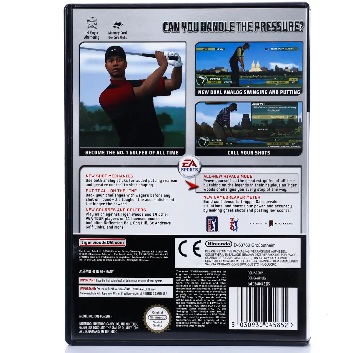 Tiger Woods PGA Tour 06 - GameCube spill - Retrospillkongen