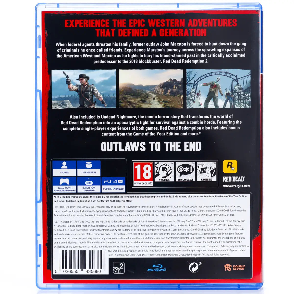 Red Dead Redemption - PS4 spill - Retrospillkongen