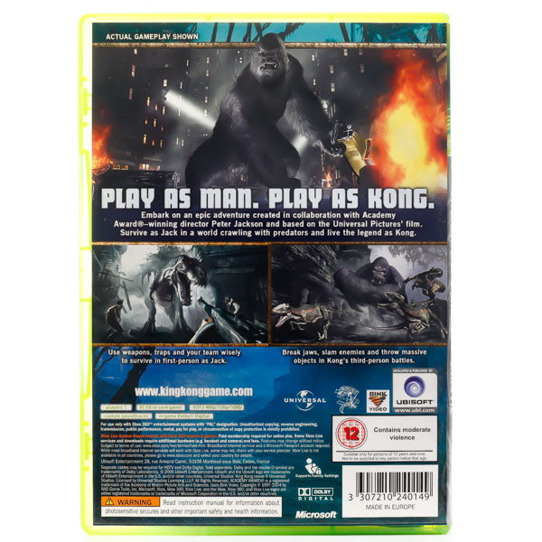 Peter Jackson's King Kong: The Official Game of the Movie - Xbox 360 spill - Retrospillkongen