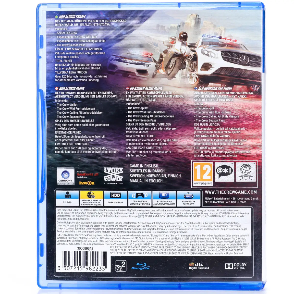 The Crew: Ultimate Edition - PS4 spill - Retrospillkongen