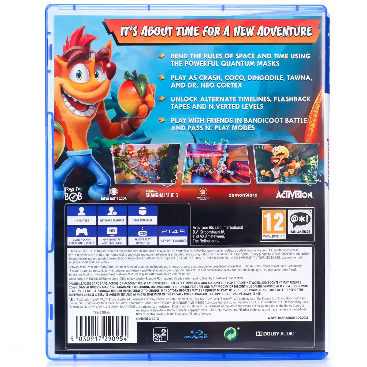 Crash Bandicoot 4: It's About Time - PS4 spill - Retrospillkongen