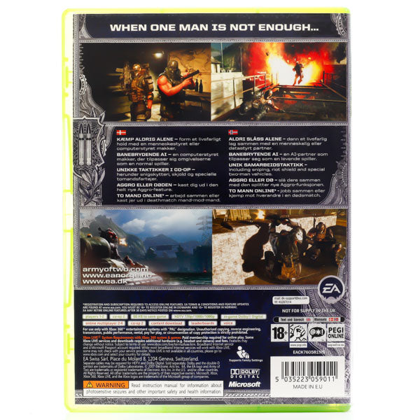 Army of Two - Xbox 360 spill - Retrospillkongen