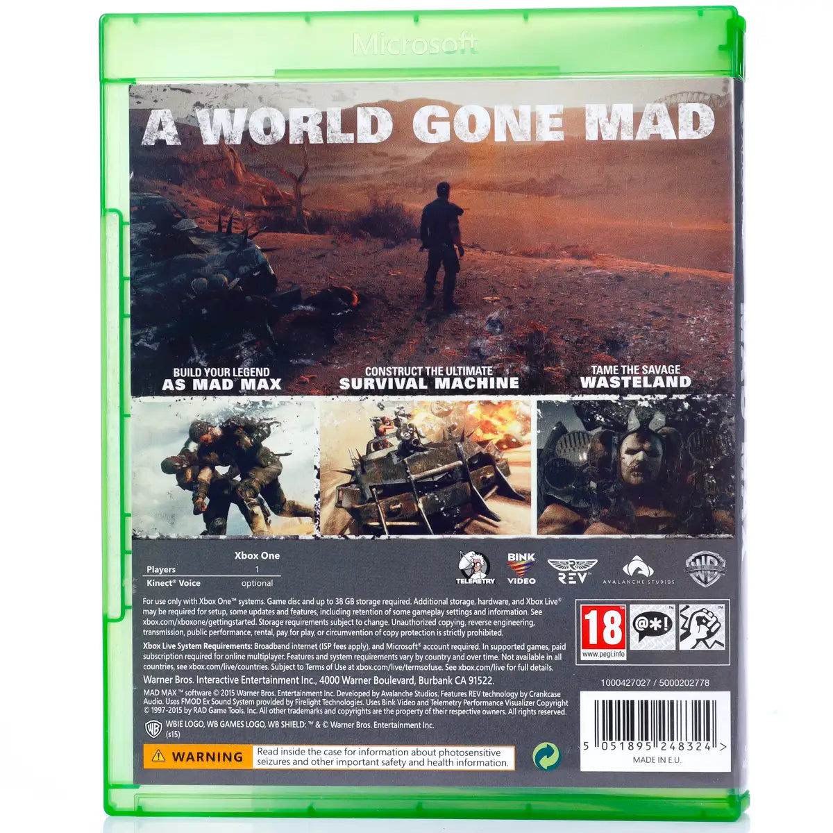 Mad Max - Xbox One spill - Retrospillkongen