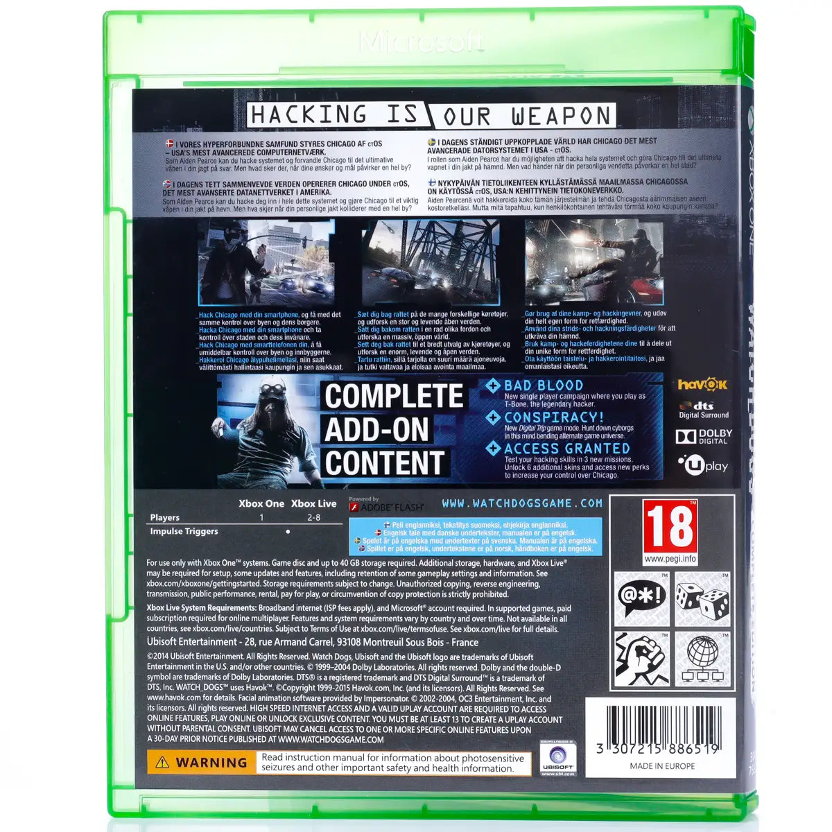 Watch Dogs - Xbox One spill - Retrospillkongen
