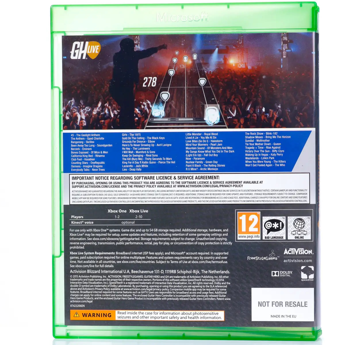 Guitar Hero Live - Xbox One spill - Retrospillkongen