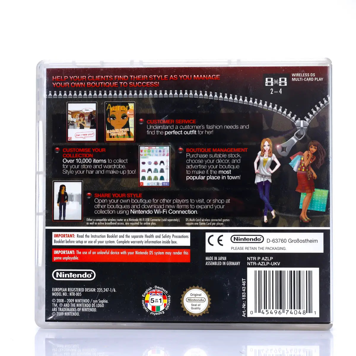 Style Boutique - Nintendo DS spill - Retrospillkongen