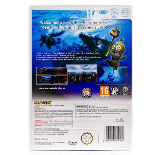 Monster Hunter Tri - Wii spill (Forseglet) - Retrospillkongen