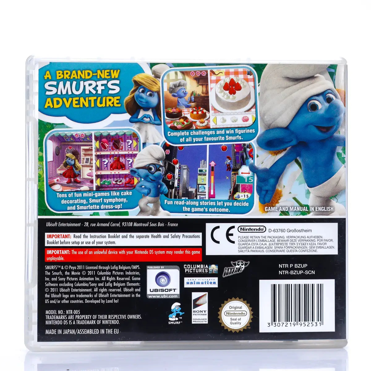 The Smurfs - Nintendo DS spill - Retrospillkongen