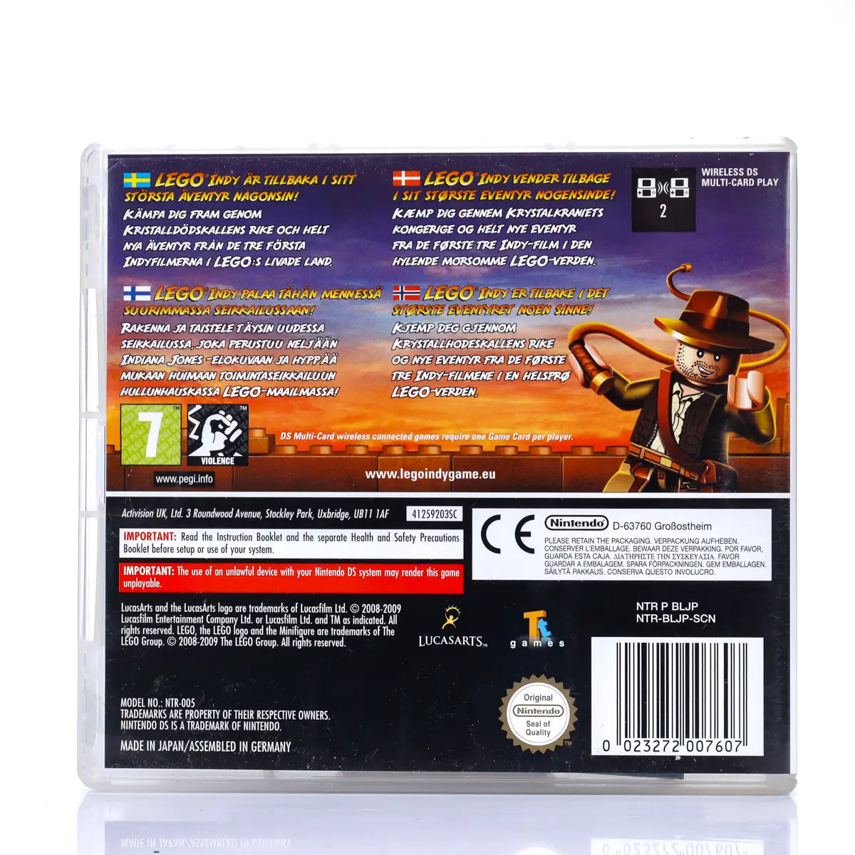 LEGO Indiana Jones 2: The Adventure Continues - Nintendo DS spill - Retrospillkongen