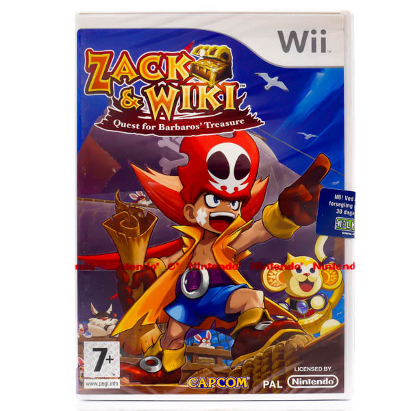 Zack & Wiki: Quest for Barbaros' Treasure - Wii spill (Forseglet) - Retrospillkongen