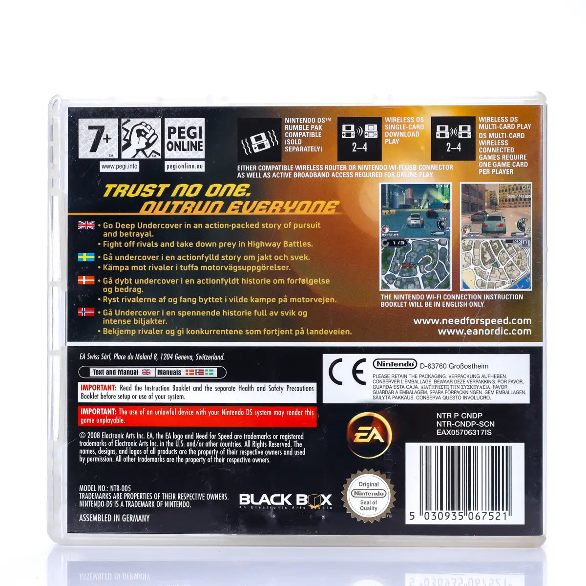 Need for Speed: Undercover - Nintendo DS spill - Retrospillkongen