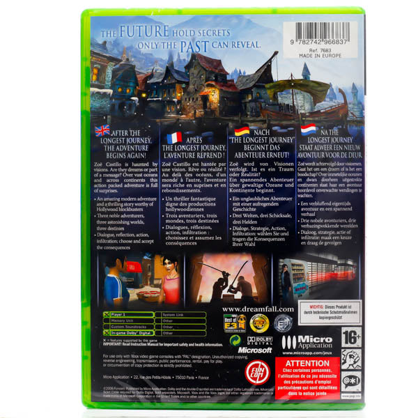 Dreamfall: The Longest Journey - Xbox spill (Forseglet) - Retrospillkongen