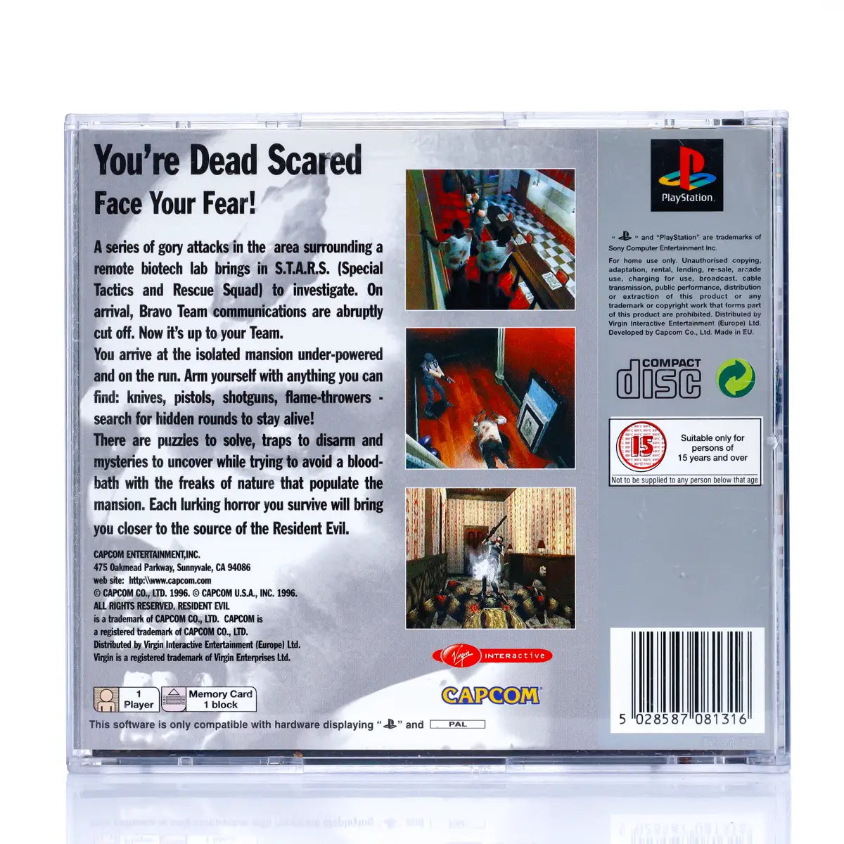 Resident Evil - PS1 spill - Retrospillkongen