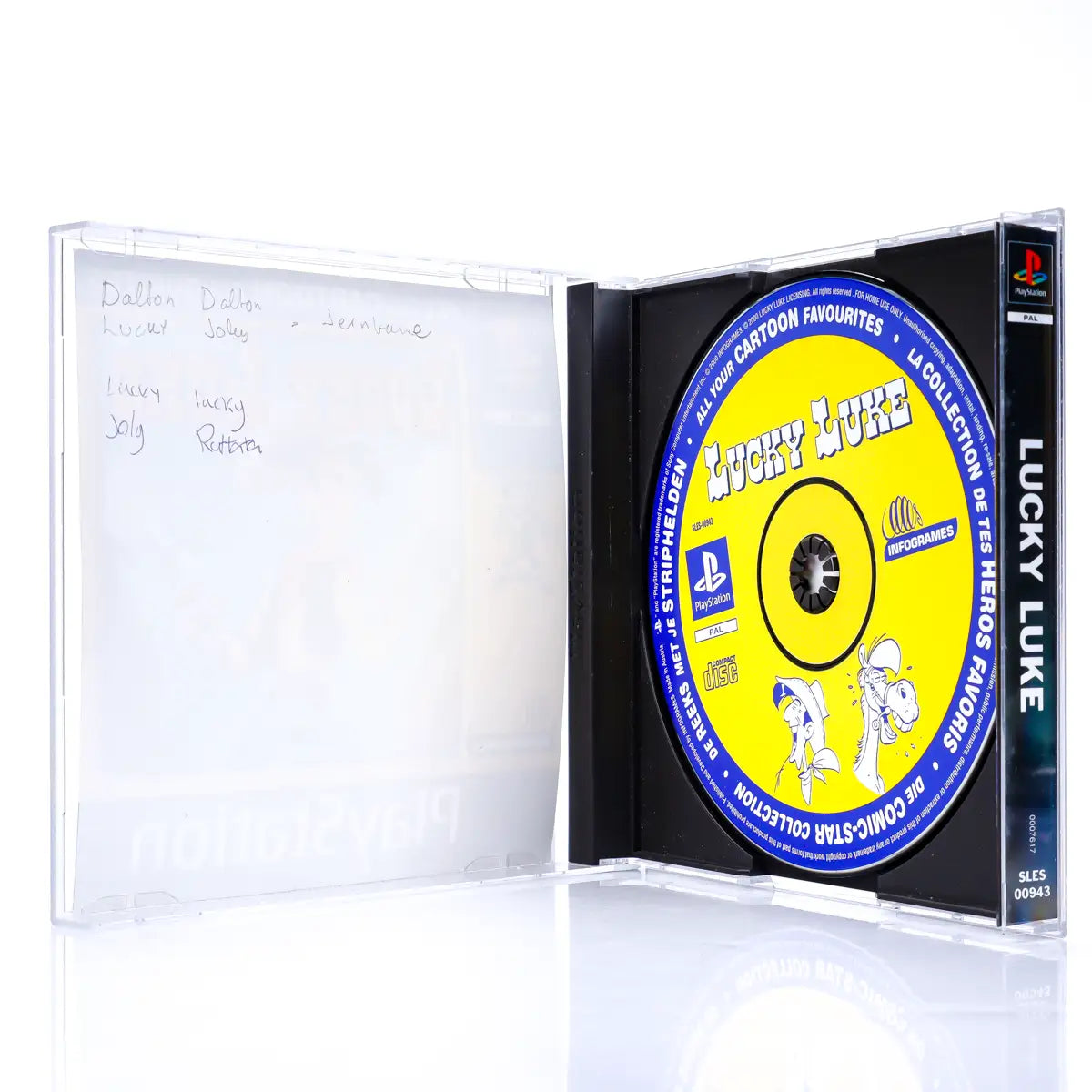 Lucky Luke - PS1 spill - Retrospillkongen