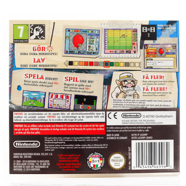 WarioWare: D.I.Y. - Nintendo DS spill - Retrospillkongen