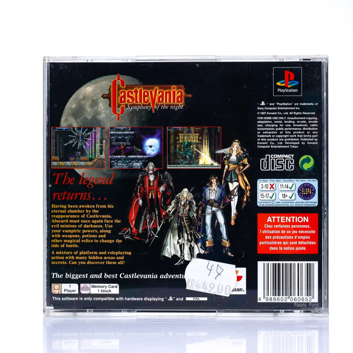 Castlevania: Symphony of the Night - PS1 spill - Retrospillkongen