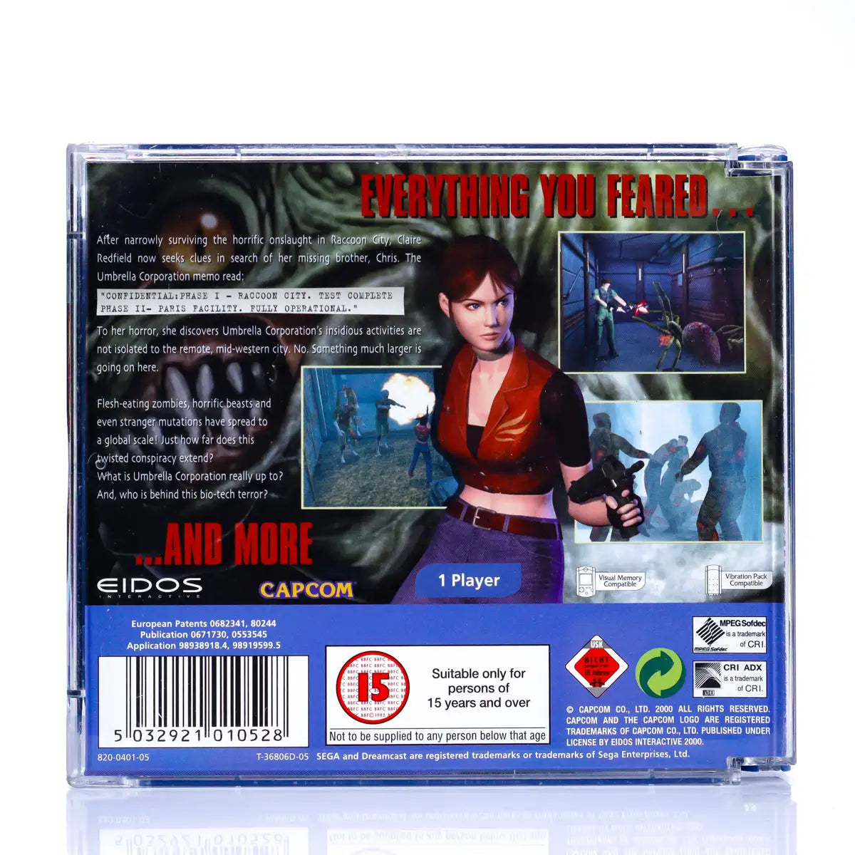 Resident Evil: Code Veronica - Dreamcast spill - Retrospillkongen