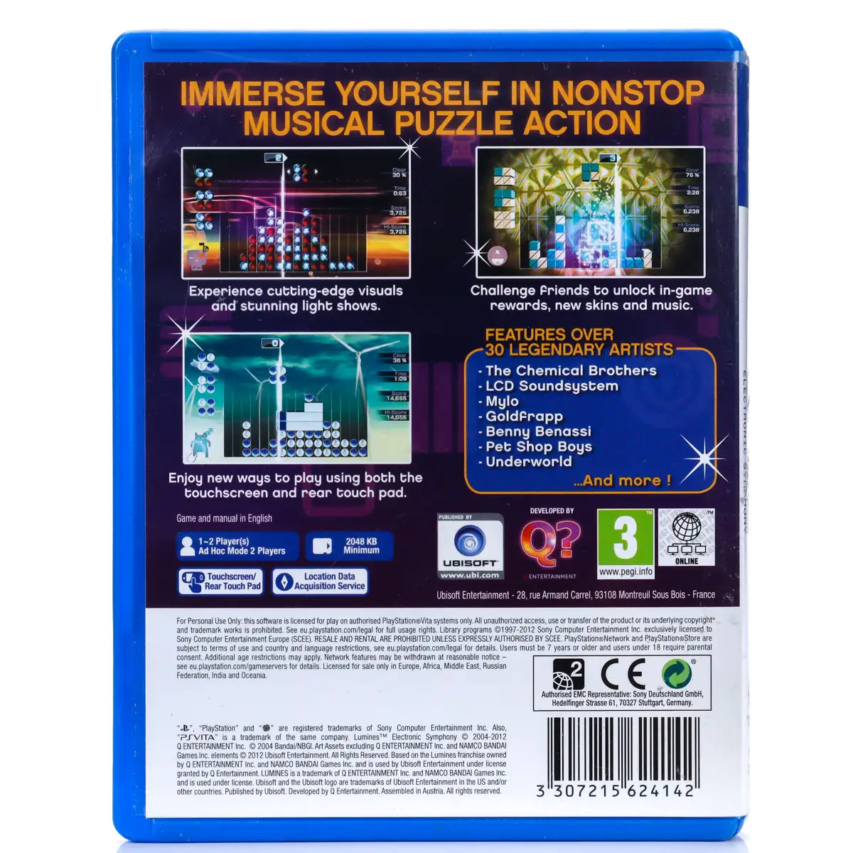 Lumines: Electronic Symphony - PSV spill - Retrospillkongen