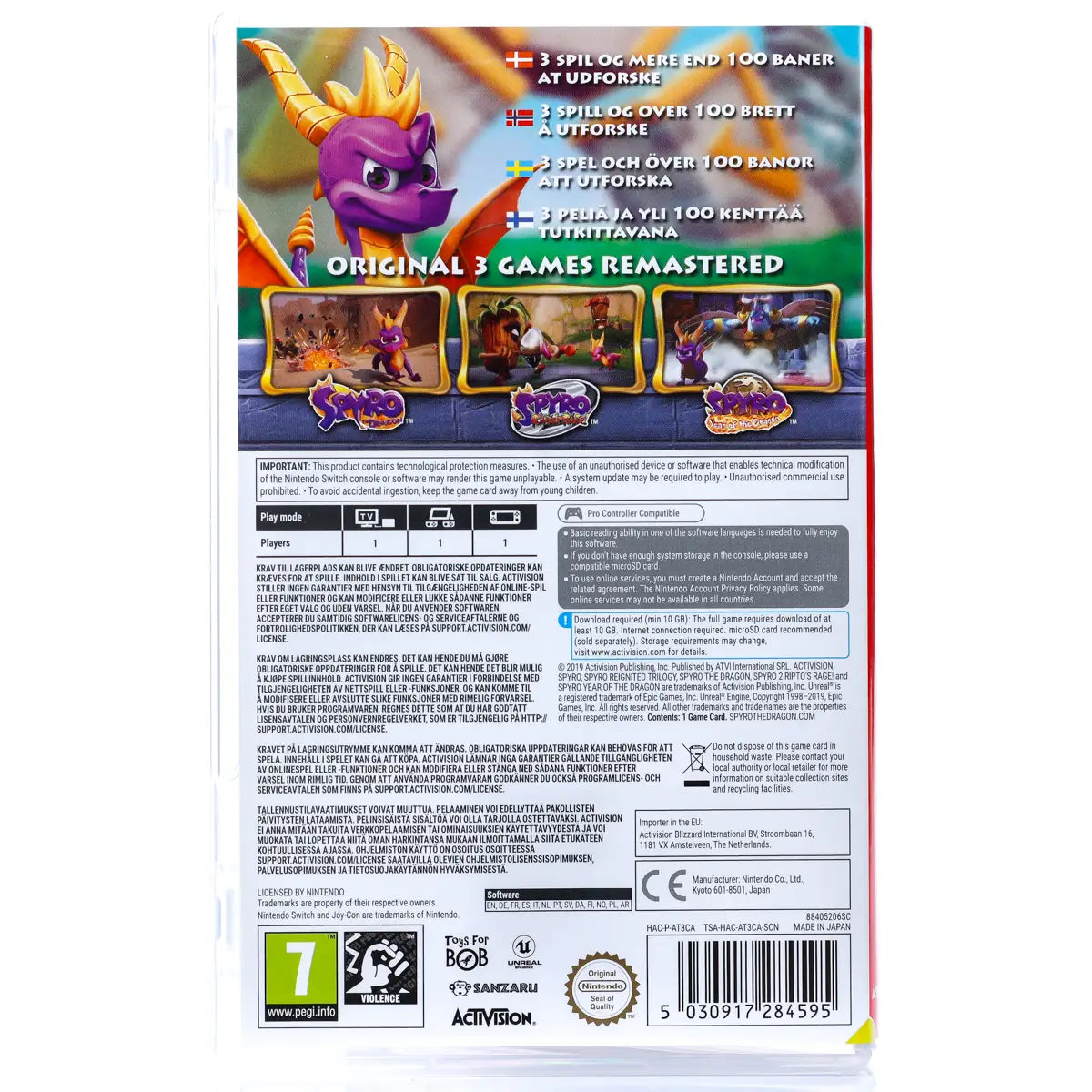 Spyro: Reignited Trilogy - Switch spill - Retrospillkongen
