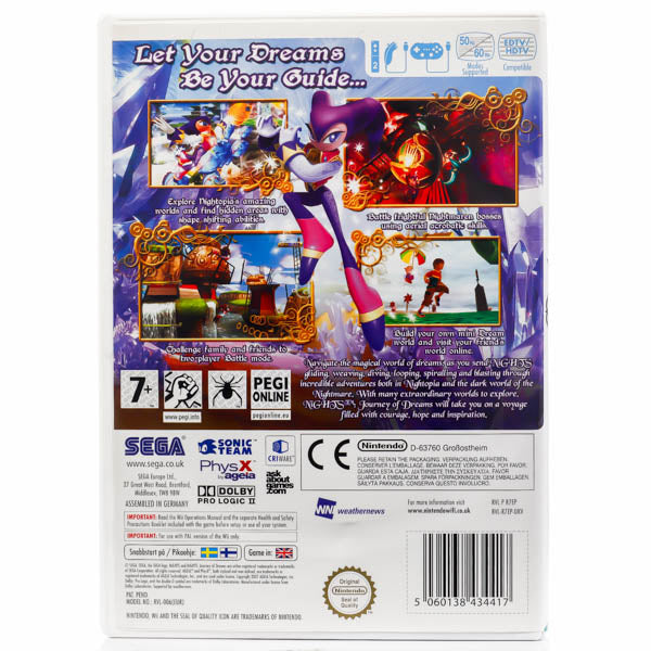 NiGHTS: Journey of Dreams - Wii spill - Retrospillkongen